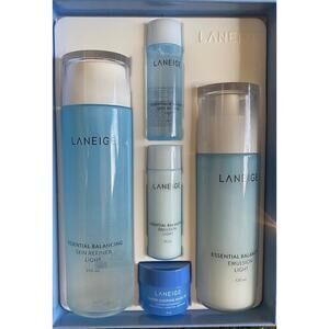 Laneige Duo Set Light by Laneige, 5 Piece Set- Perfect Christmas Gift NIB